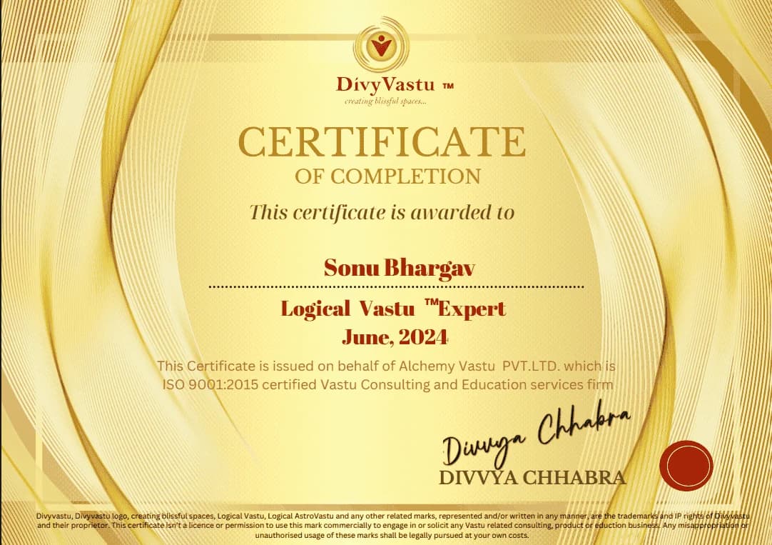 LoveAstroJyotish credential document 2
